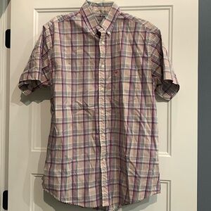 Men’s plaid short sleeve